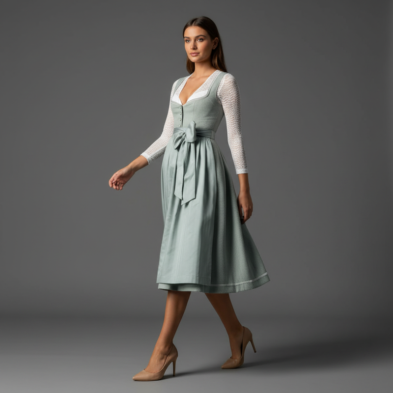 Elegant Dirndl Dress | Women's Dress for Oktoberfest