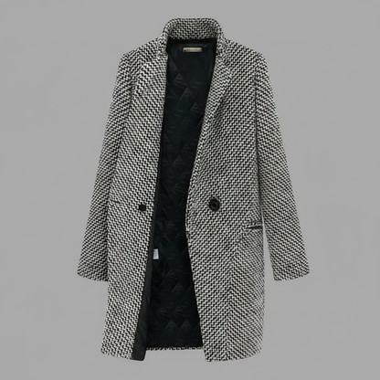 Elegant Long Wool Coat | Women's Winter Coat