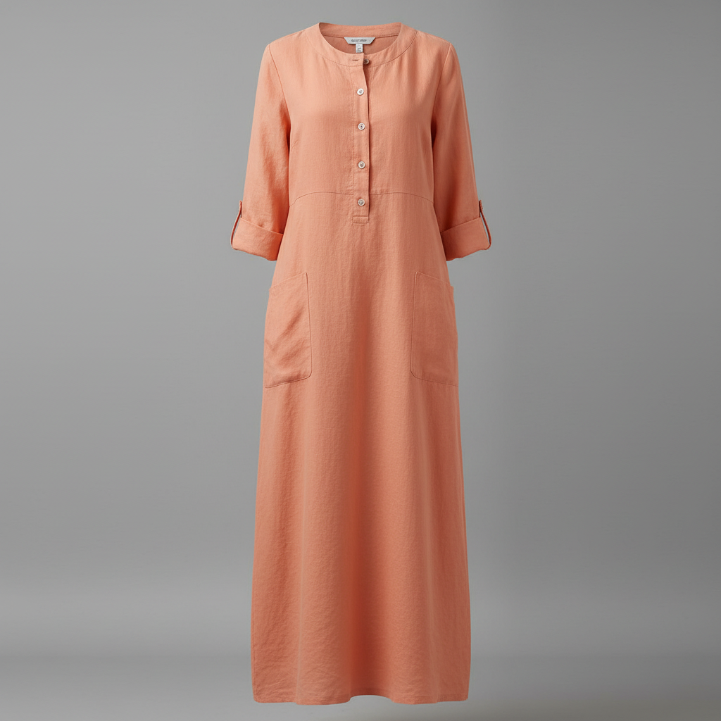 Tina | Women's Plus Size Summer Maxi Dress in Soft Fabric
