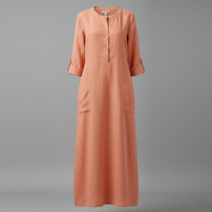 Tina | Women's Plus Size Summer Maxi Dress in Soft Fabric