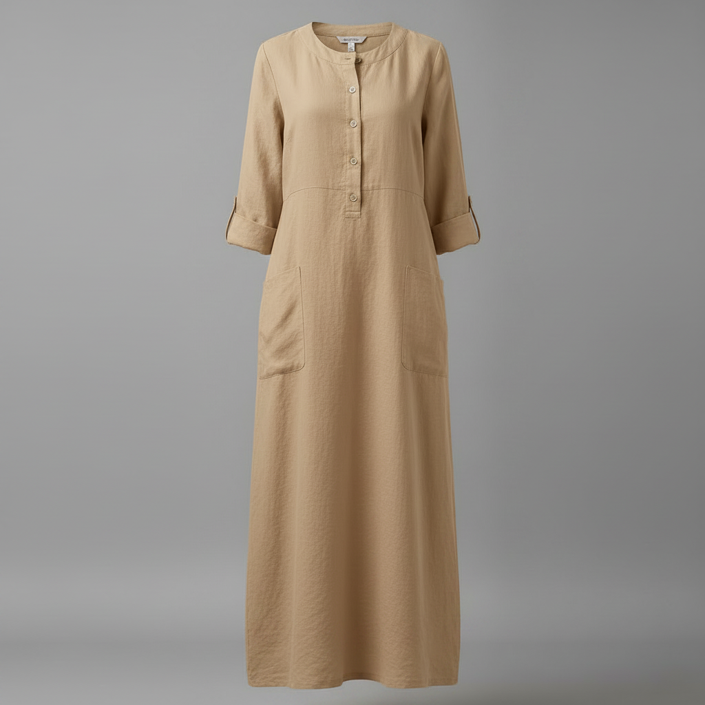 Tina | Women's Plus Size Summer Maxi Dress in Soft Fabric