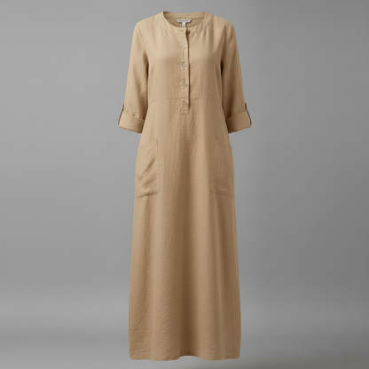 Tina | Women's Plus Size Summer Maxi Dress in Soft Fabric