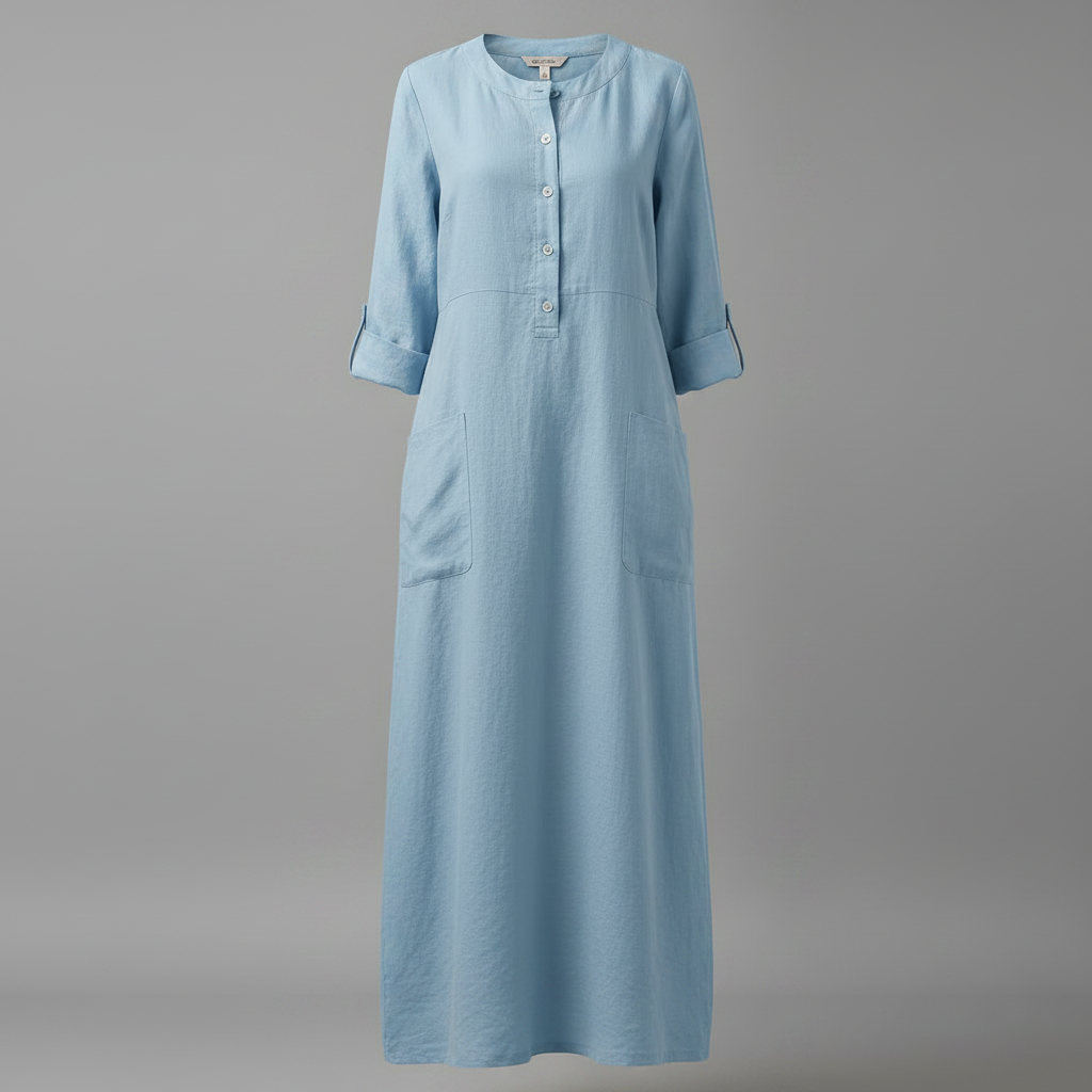 Tina | Women's Plus Size Summer Maxi Dress in Soft Fabric