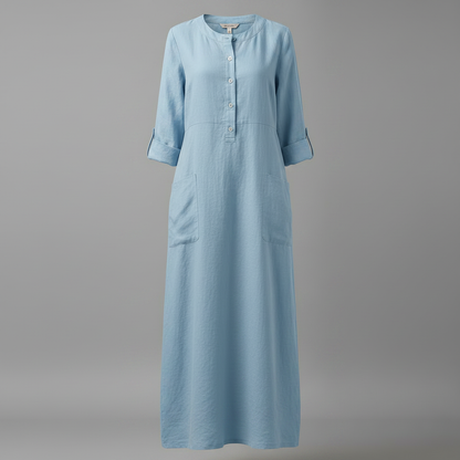 Tina | Women's Plus Size Summer Maxi Dress in Soft Fabric