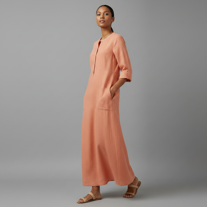 Tina | Women's Plus Size Summer Maxi Dress in Soft Fabric