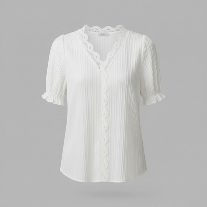 Elegant Puff Sleeve Blouse | Women's Summer Top