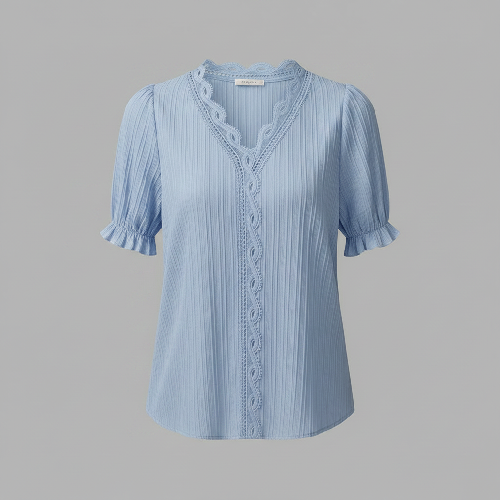 Elegant Puff Sleeve Blouse | Women's Summer Top