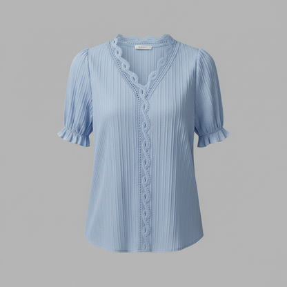 Elegant Puff Sleeve Blouse | Women's Summer Top