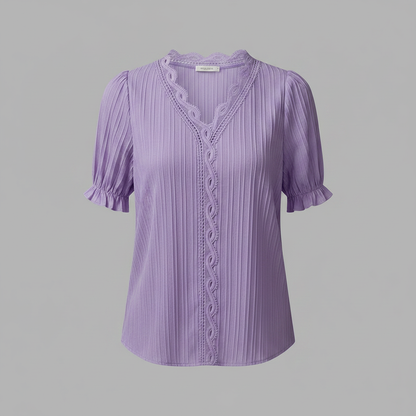 Elegant Puff Sleeve Blouse | Women's Summer Top