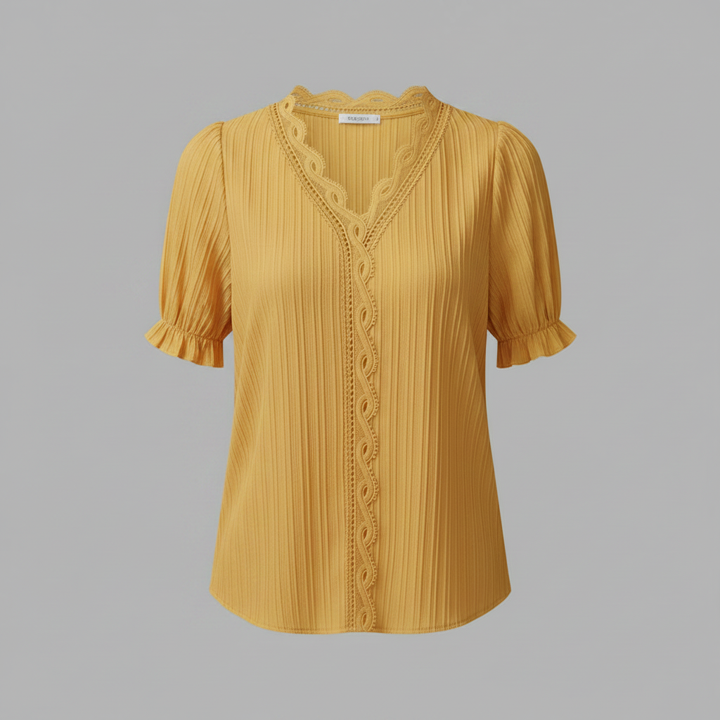 Elegant Puff Sleeve Blouse | Women's Summer Top