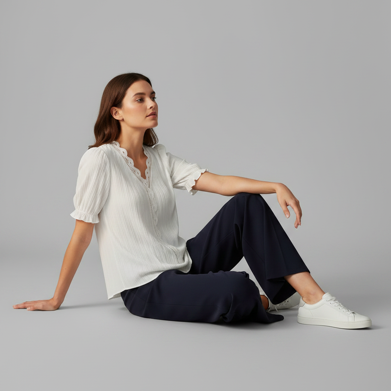 Elegant Puff Sleeve Blouse | Women's Summer Top